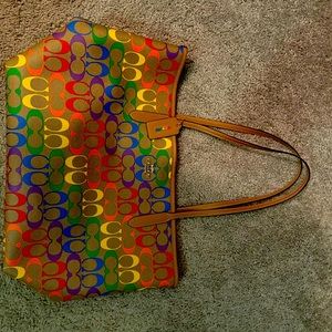 Coach pride bag. I thought this tote was bigger then when i got it.